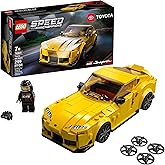 LEGO Speed Champions Toyota GR Supra 76901 Collectible Sports Car Toy Building Set with Racing Driver Minifigure