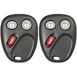 Keyless2Go Keyless Entry Car Key Replacement for Vehicles That Use 3 Button LHJ011 - 2 Pack