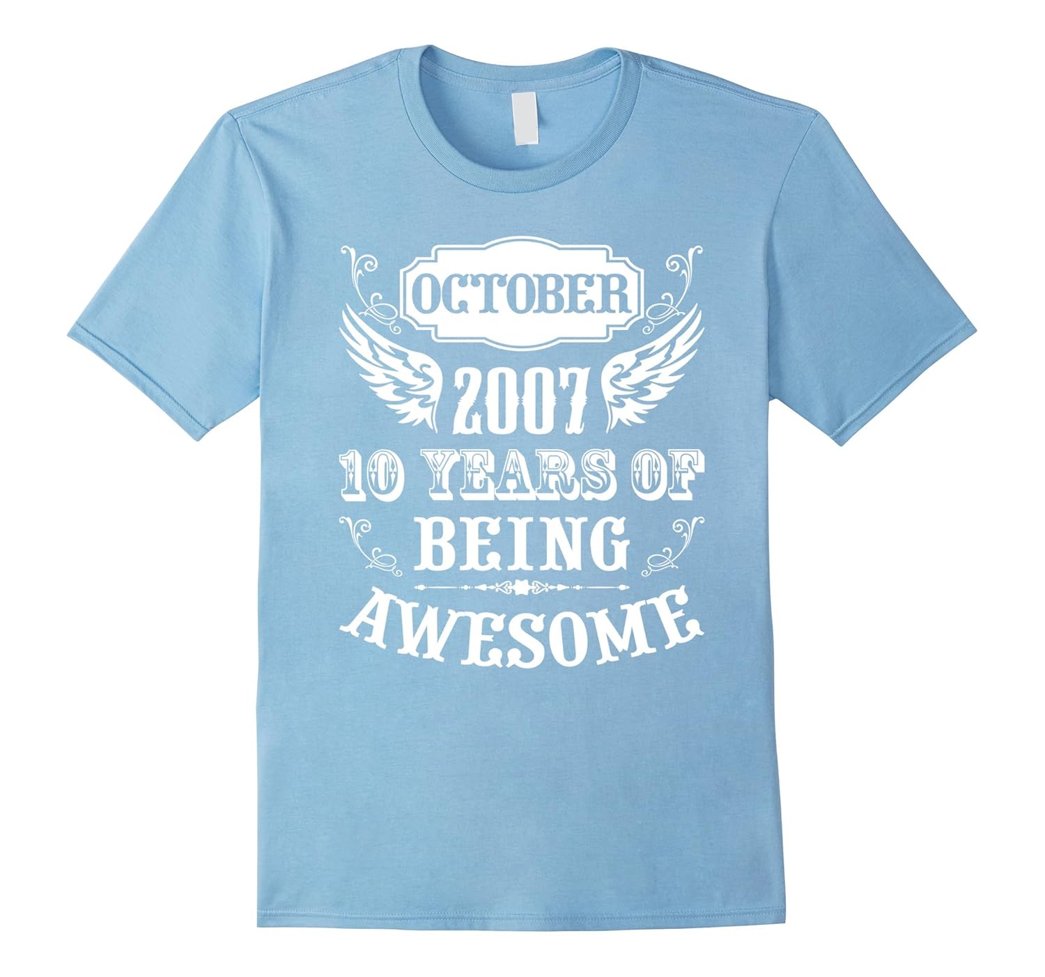 10th Birthday Shirt October 2007 Kid Age 10 Years Old Shirts-FL