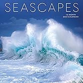 Graphique Seascapes Wall Calendar - 16-Month 2023 Calendar, 12"x12" w/ 3 Languages, 4-Month Preview, & Marked Holidays…