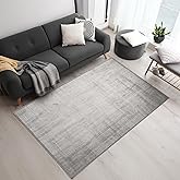 Sorbus 5x7 Area Rug, Machine Washable, Non-Slip, Vintage Rug - Low Pile Non-Shedding Indoor Area Rugs for Living Room, Kitche