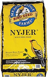 Meadow Ridge Farms Nyjer Thistle Bird Seed, 20-Pound Bag