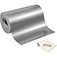 ORACAL 651 Gloss Silver Metallic Adhesive Craft Vinyl 12 Inch x 6 Foot Including Roll of Clear Transfer Paper