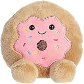 Aurora® Adorable Palm Pals™ Claire Donut™ Stuffed Animal - Pocket-Sized Play - Collectable Fun - Pink 5 Inches