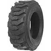 ZEEMAX Heavy Duty 10-16.5 G2 Skid Steer Tire 12 Ply for Bobcat w/Rim Guard 12001