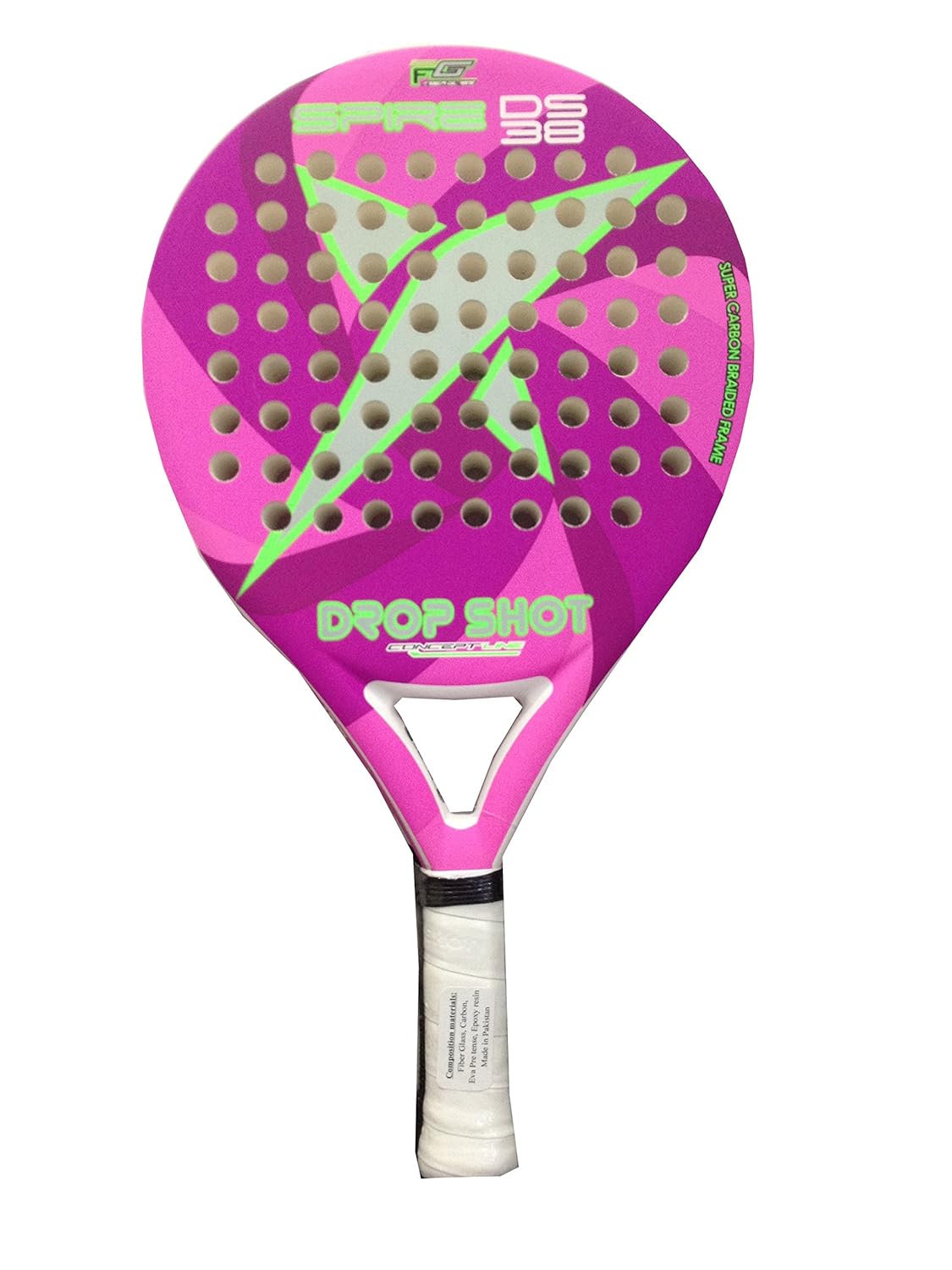 Amazon.com : DROP SHOT Spire Padel Paddle : Sports & Outdoors