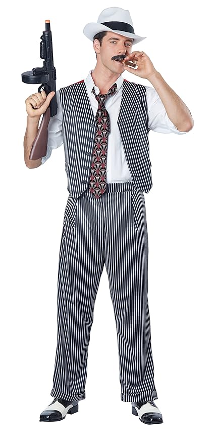 1920s Men’s Costumes: Gatsby, Gangster, Peaky Blinders, Mafia California Costumes Mens Mobster  AT vintagedancer.com