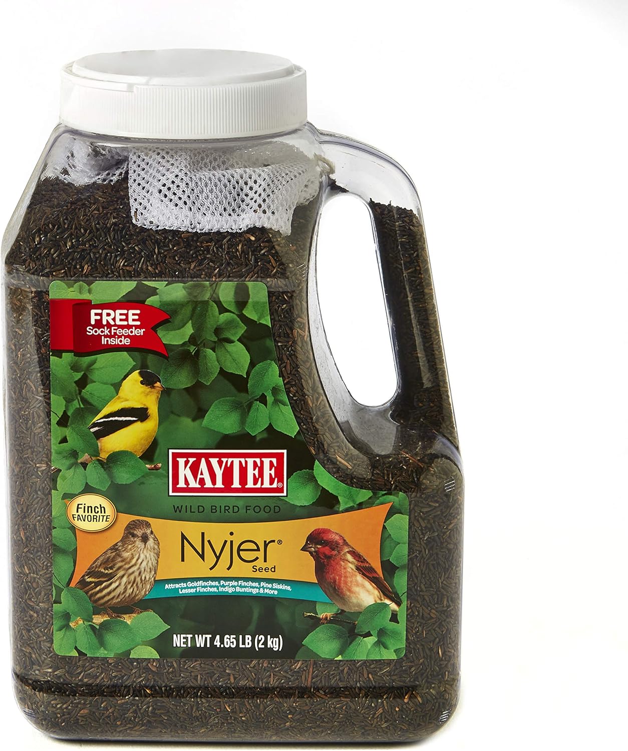 Kaytee Nyjer Bird Seed Jug with Sock, 4.65-Pound