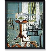 Poster Master Vintage Henri Matisse Poster - Retro The Window Print - Fauvism Art - Flower Pot Art- Gift for Men, Women - Abs