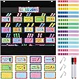 Amazon.com: Class Jobs Pocket Chart, 1 Pocket Chart+83 Erasable Cards+3 ...