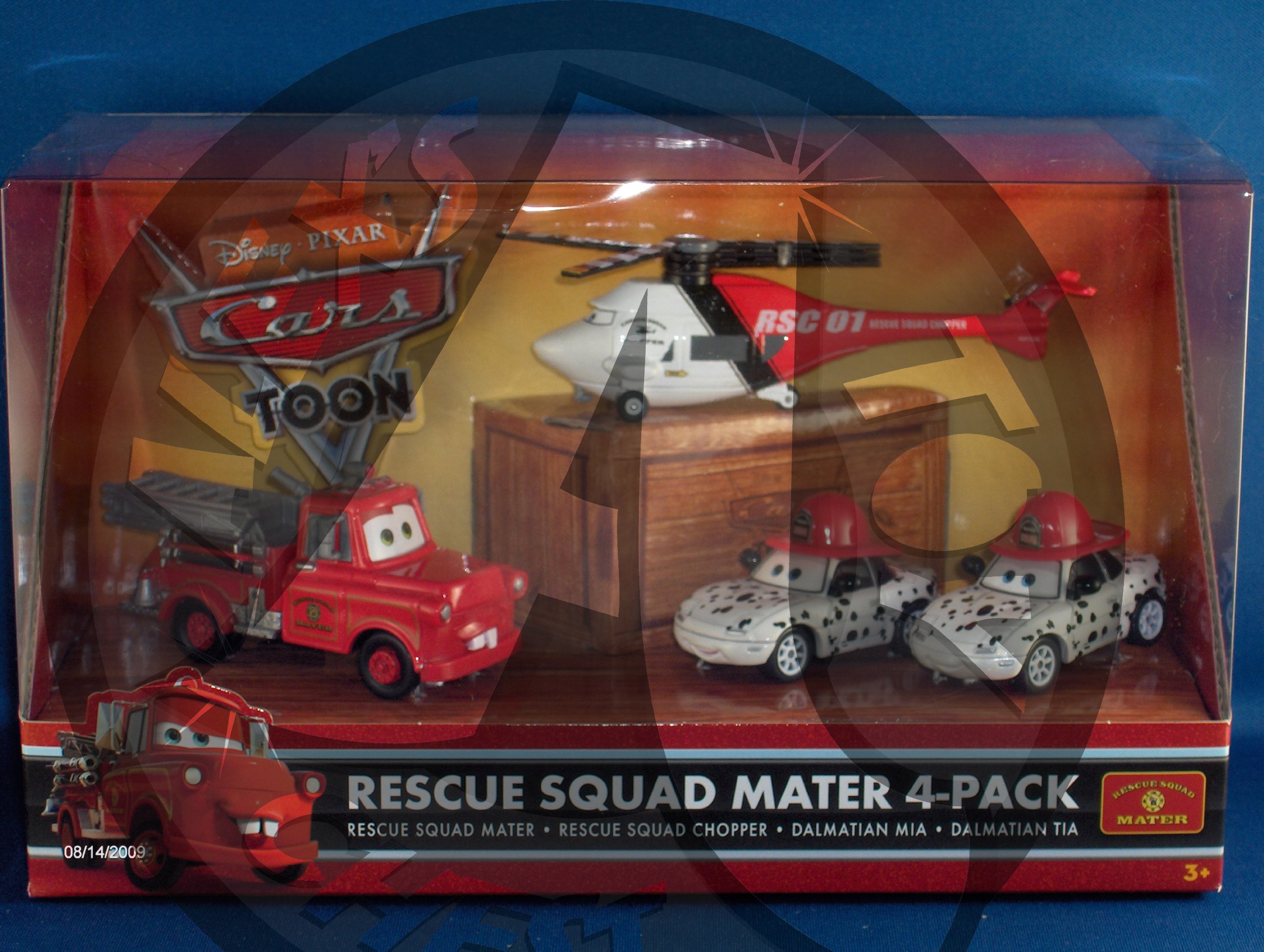 Buy Disney / Pixar CARS TOON 1:55 Die Cast Car Rescue Squad 4-Pack #2 ...