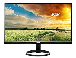 Acer R240HY bidx 23.8-Inch IPS HDMI DVI VGA (1920 x 1080) Widescreen Monitor