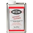 Bestine Solvent and Thinner for Rubber Cement – Cleans Ink, Adhesive and Parts, 16 Ounce Can