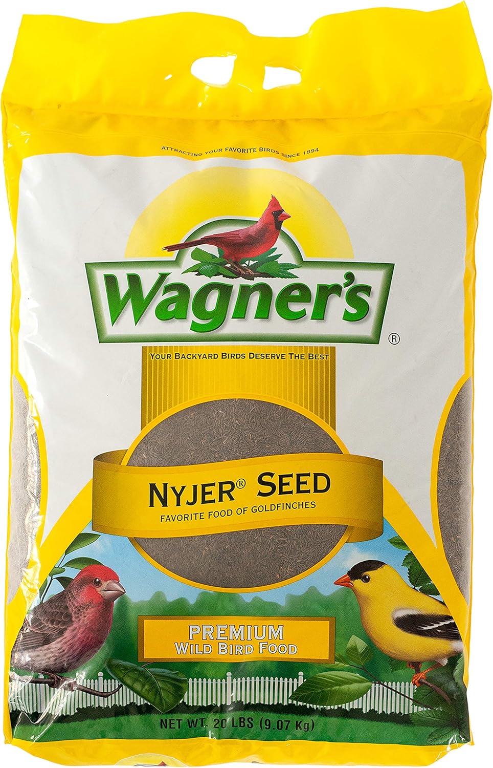 Wagner's 62053 Nyjer Seed Wild Bird Food, 20-Pound Bag