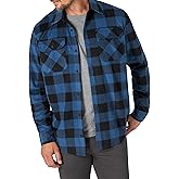 Wrangler Authentics Men's Long Sleeve Heavyweight Fleece Shirt