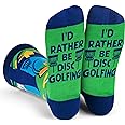 I'd Rather Be - Funny Socks For Men & Women - Gifts For Golf, Hunting, Camping, Hiking, Outdoors, Sports Unisex Adult