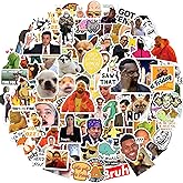 220PCS Funny Meme Stickers Pack for Laptop, Trendy Vinyl Sticker for Computer, Phones, macbooks (Waterproof)