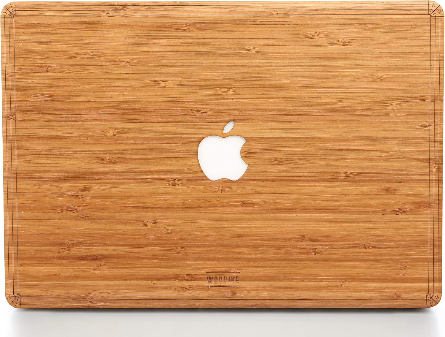 WOODWE Real Wood MacBook Skin for Mac Pro 13 inch with/Without Touch Bar | Model: A1706/A1708/A1989/A2159; Late 2016 – 2019 | Bamboo | TOP ONLY