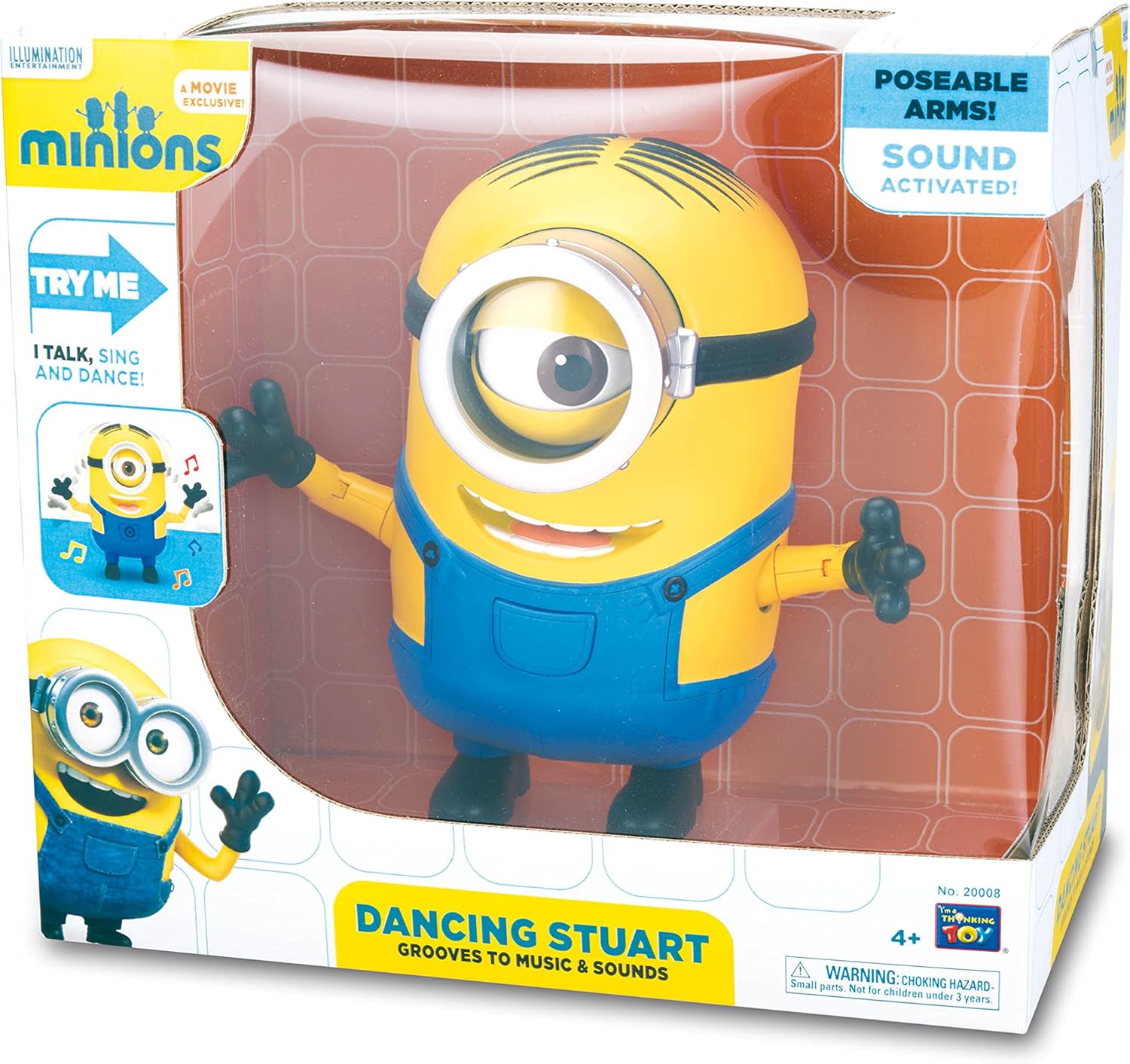 Minions Talking Action Figure Dancing Stuart 23 cm: Amazon.co.uk: Toys ... - 91erf5TcJwL. AC SL1500 