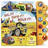 Dig It! Dump It! Build It! 10-Button Sound Book for Little Construction Lovers, Ages 2-7