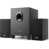 OROW New USB-Powered 2.1 Multimedia Speakers System with Subwoofer,16W Computer Speakers,Strong Bass,3.5mm Audio Inputs,Great