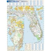 Globe Turner Florida State Wall Map - 22" x 30" Laminated