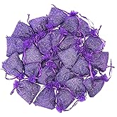 Lavande Sur Terre French Lavender Sachets for Drawers and Closets Fresh Scents, Set of 24, Home Fragrance Sachet for Wardrobe