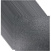 Black Glitter Cardstock Paper, 15 Sheets 12" x 12" 300gsm/110Ib Square Colored Card Paper for Crafts DIY Projects Card Making