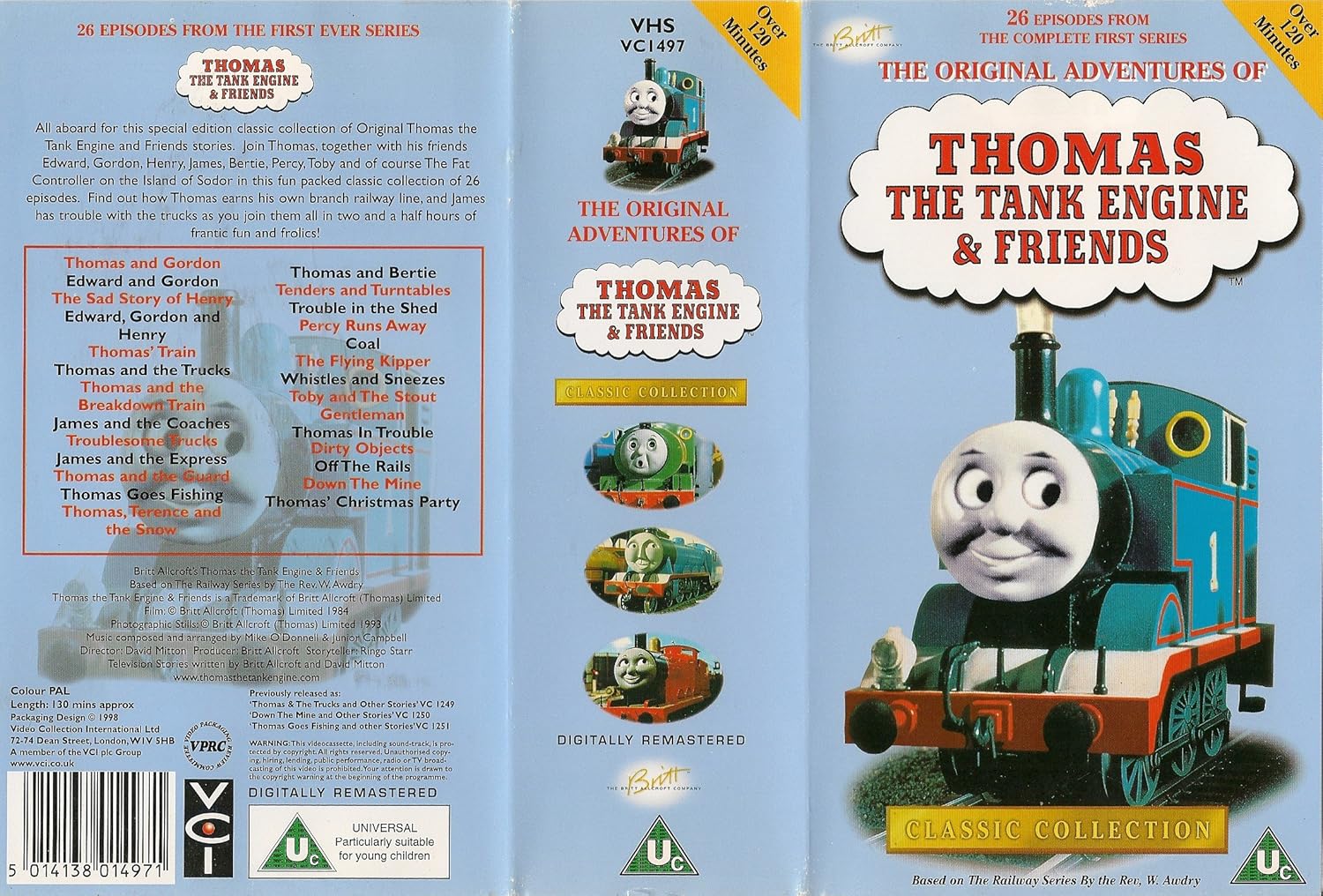 Lot Of 7 Thomas The Tank Engine And Friends Vhs Tapes Train 460186596 ...