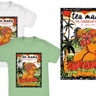 T-shirt for Tea Mama company