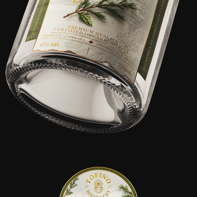 Gin label design. Basic layout AVAILABLE for SALE