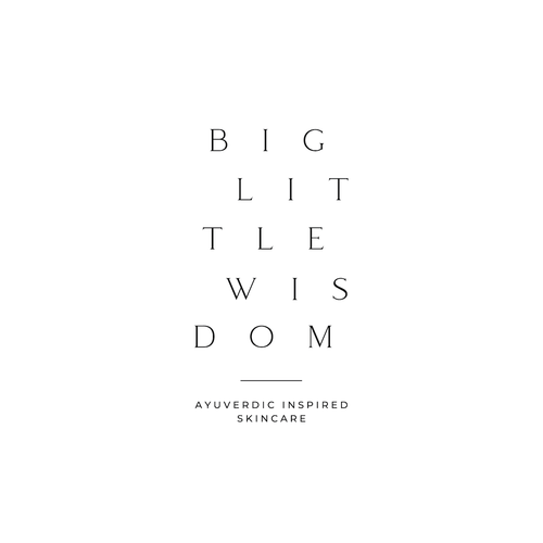 Create a pure & simple logo/ CI for "Big Little Wisdom" (Ayurvedic Inspired Skincare) Design by Soraya Intan