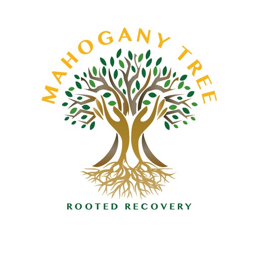 Designs | Mahogany Tree, Rooted Recovery. Grow into new life! | Logo ...