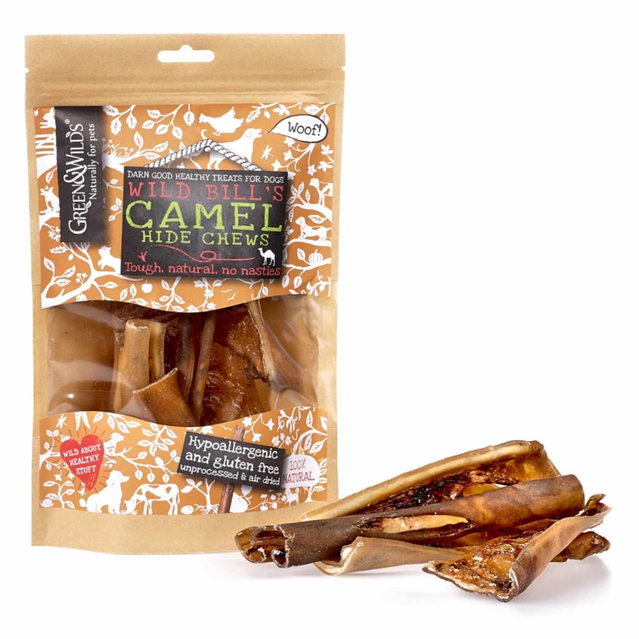 Green & Wilds Camel Hide Chews Dog Treats