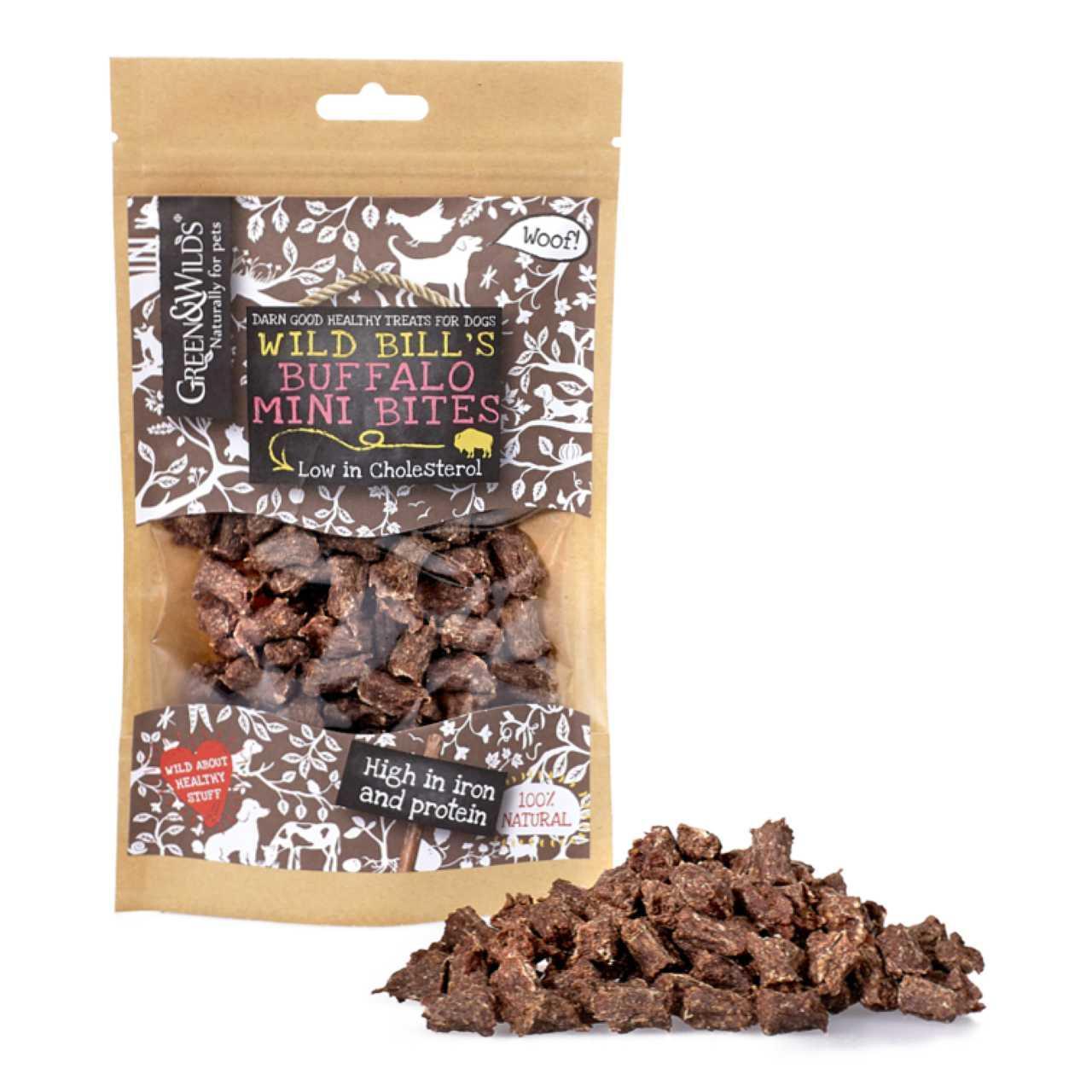 Green & Wilds Buffalo Mini Bites Dog Treats