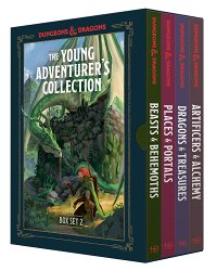 The Young Adventurer's Collection Box Set 2 (Dungeons & Dragons 4-Book Boxed Set): Beasts & Behemoths, Dragons & Treasures, Places & Portals, Artificers &