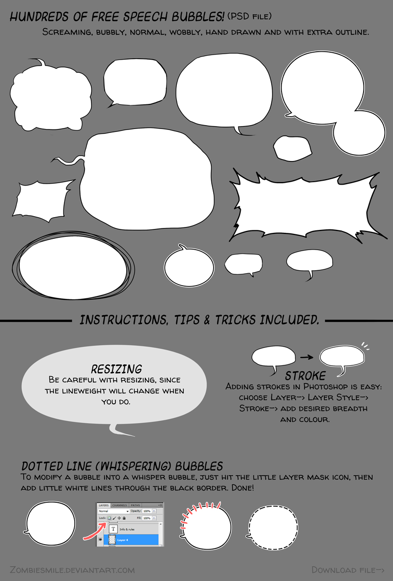 How to Draw Manga Speech Bubbles Tutorial  AnimeOutline