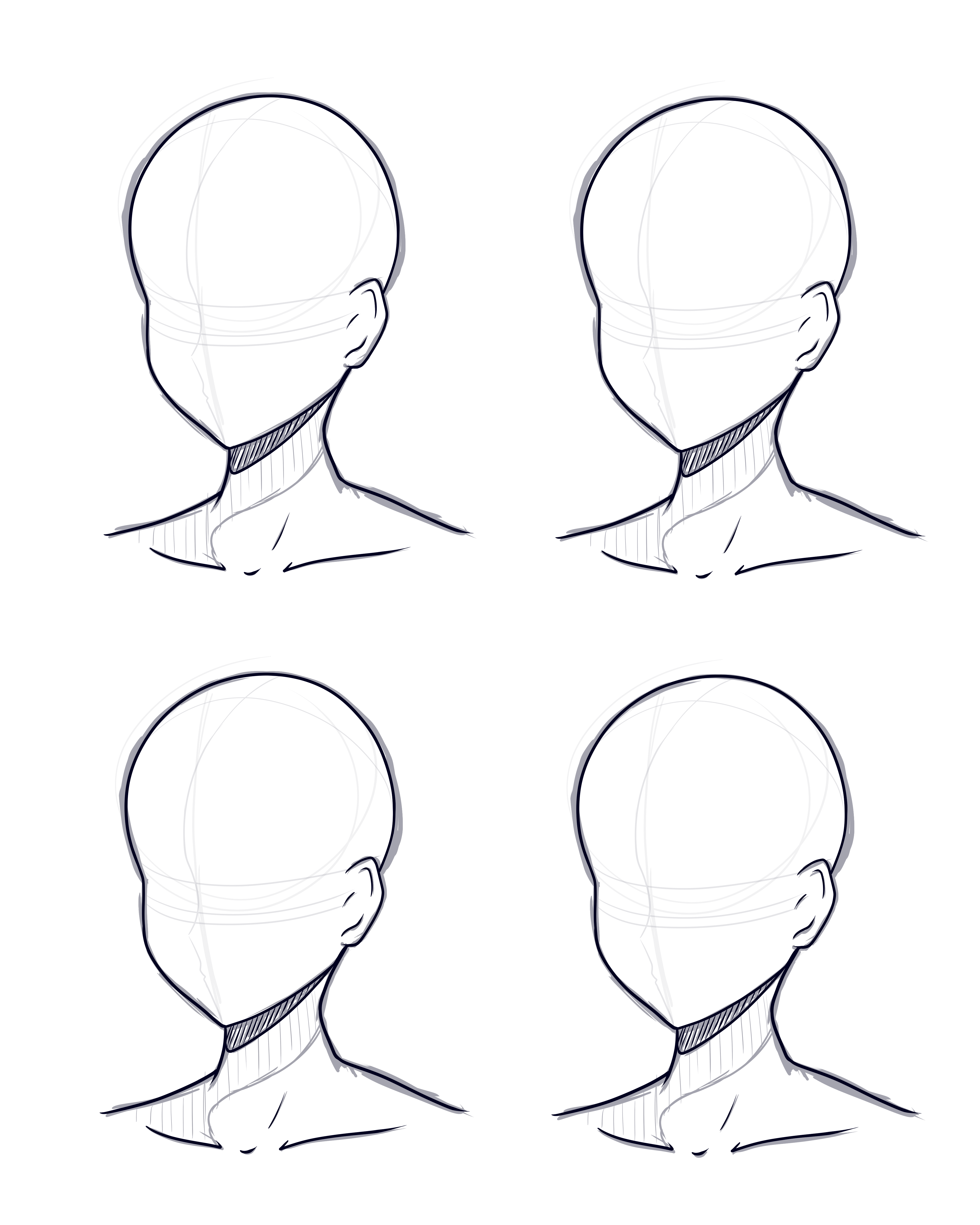 Male Head Drawing Reference - Pin By Tamsin On Drawing References In ...