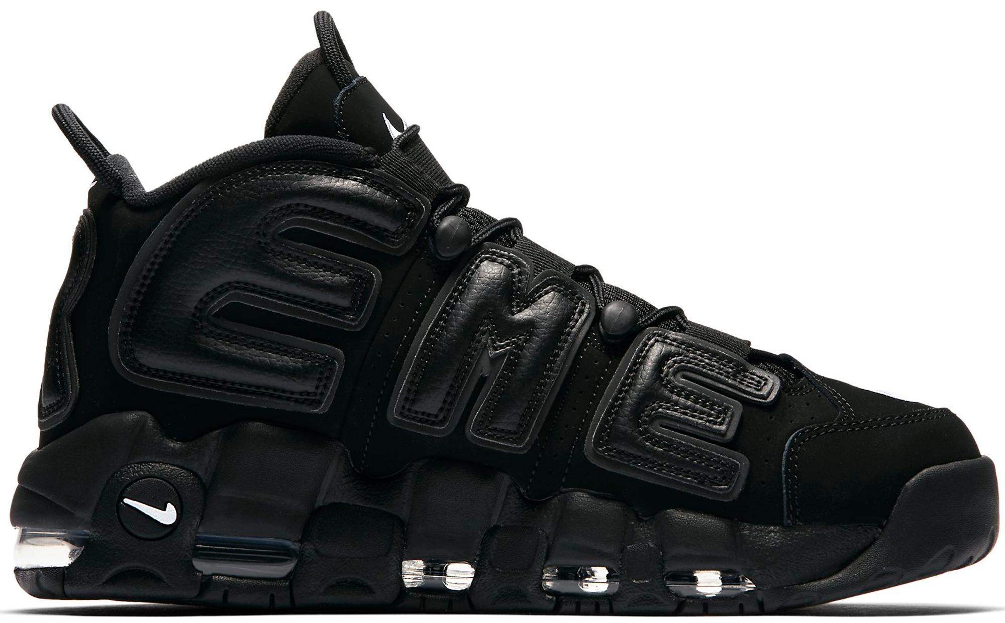 Supreme x Nike Air More Uptempo Black Suptempo