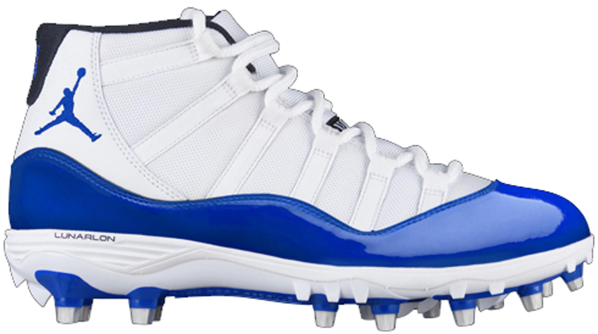 Air Jordan 11 Blue Cleat