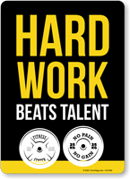 Hard Work Beats Talent