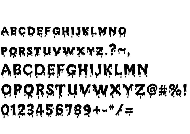 JD Melted Font in truetype .ttf opentype .otf format free and easy ... image.