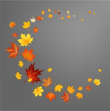 Autumn leaves background