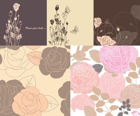 beautiful decorative pattern background art