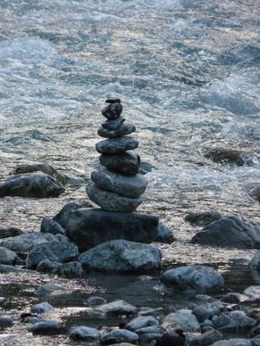 cairn stone tower stones