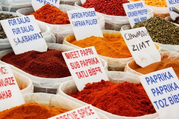 colorful spices