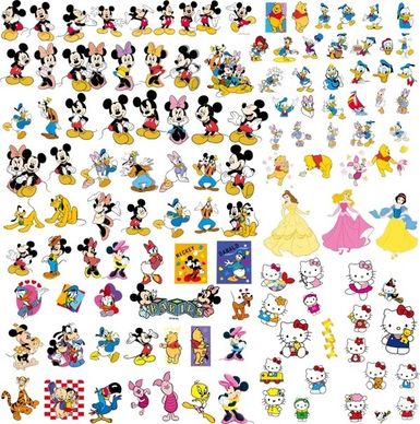 disney cartoon clip art collection