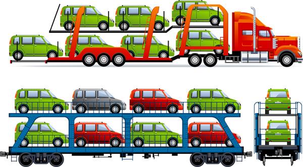 fine automobile car vector