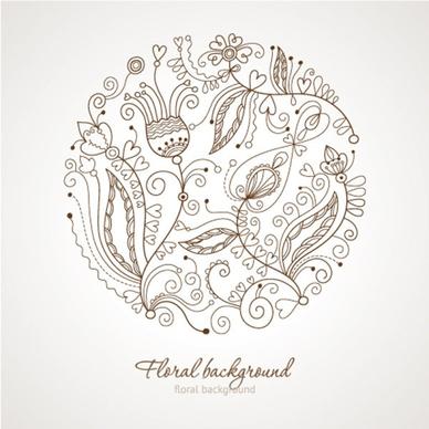 fine background pattern 01 vector