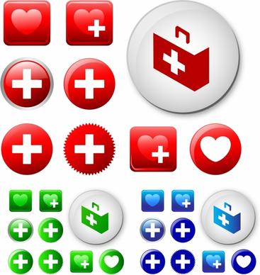 First aid icons